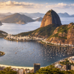 pao de acucar rio de janeiro paisagem rio de janeiro brasil vista da baia de guanabara
